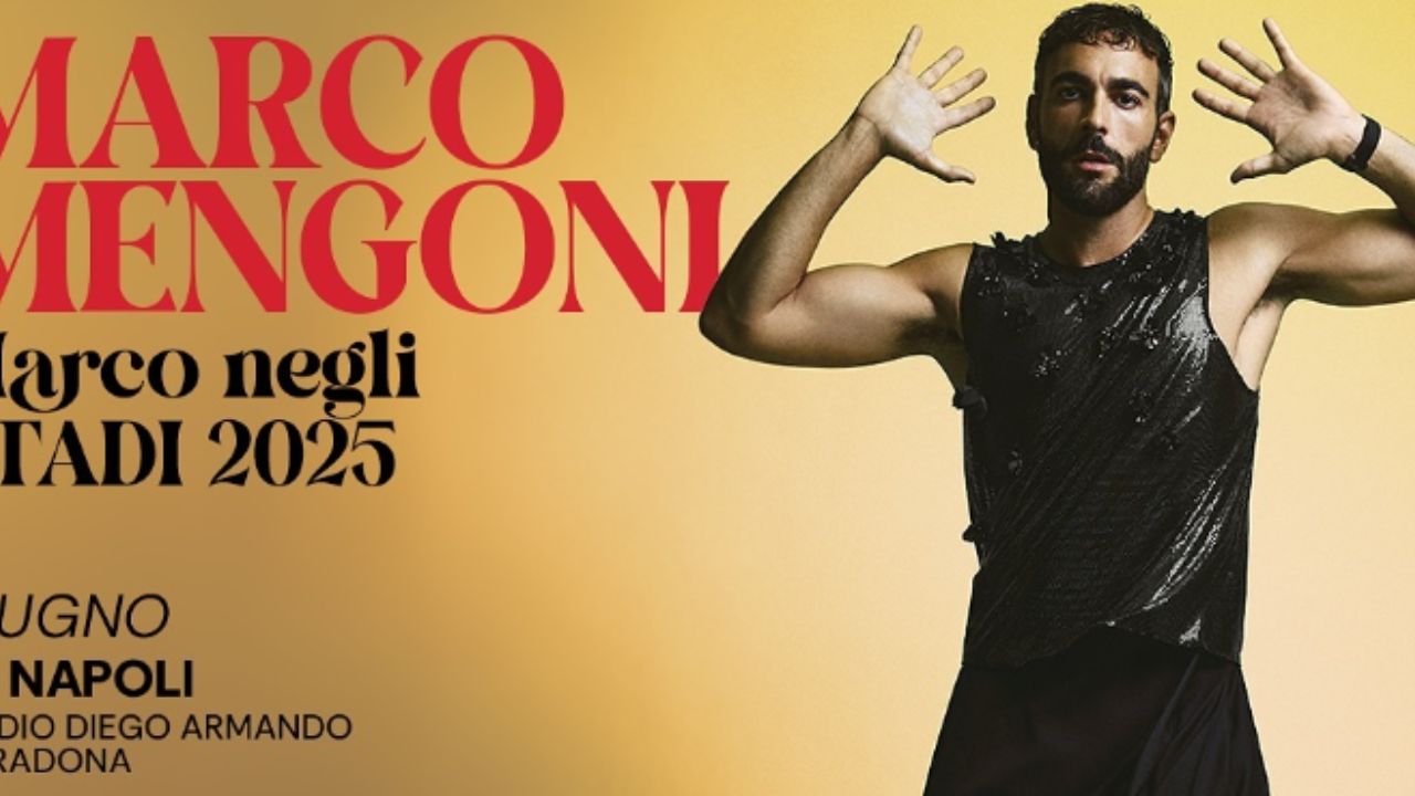 Marco Mengoni a Napoli in concerto allo stadio Maradona : Presentato il nuovo Tour 2025