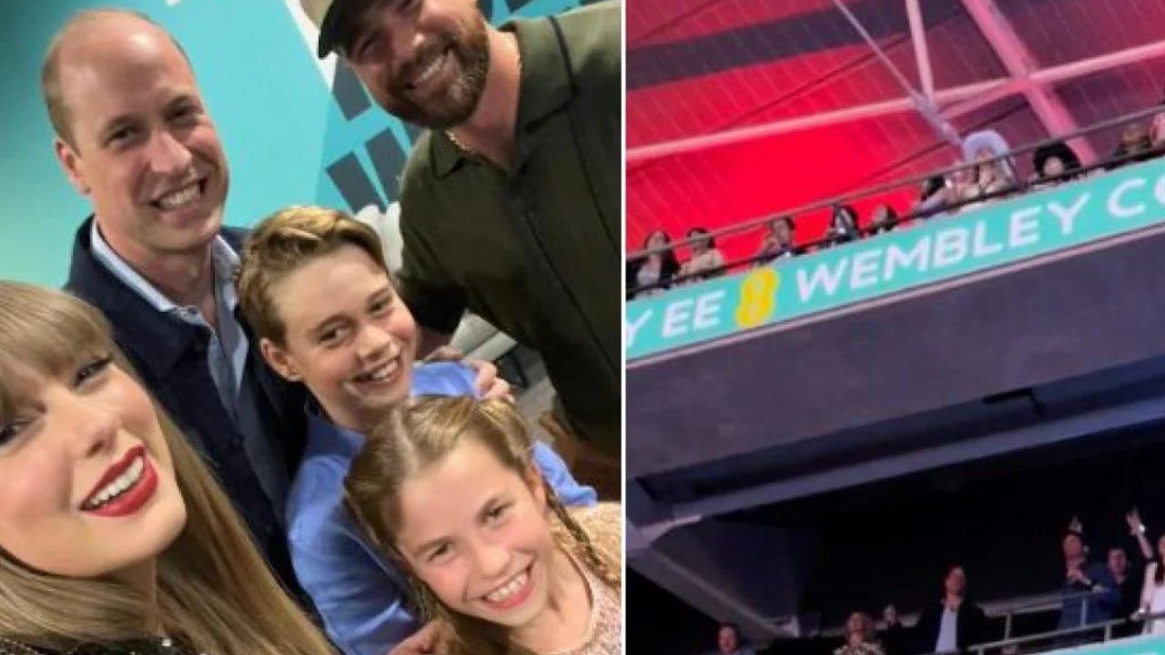 Il Principe William al concerto di Taylor Swift con i figli